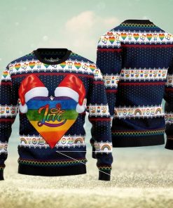 LGBT Heart Men And Women Christmas Gift 3D Ugly Christmas Sweater