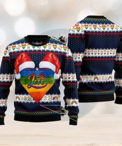 LGBT Heart Men And Women Christmas Gift 3D Ugly Christmas Sweater