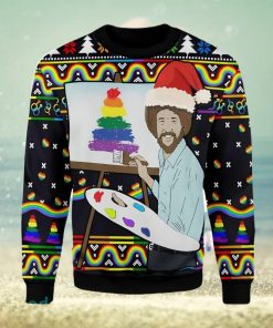 LGBT Painting Ugly Christmas Sweater Xmas Gift Men And Women Christmas Sweater