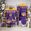 LSU Tigers Personalized Name Ugly Christmas Sweater