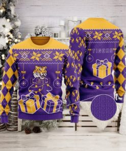 LSU Tigers Christmas Gift Ugly Christmas Sweater