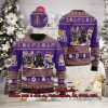 Kansas State Wildcats Santa Claus Hat Ho Ho Ho 3D Custom Name Ugly Christmas Sweater