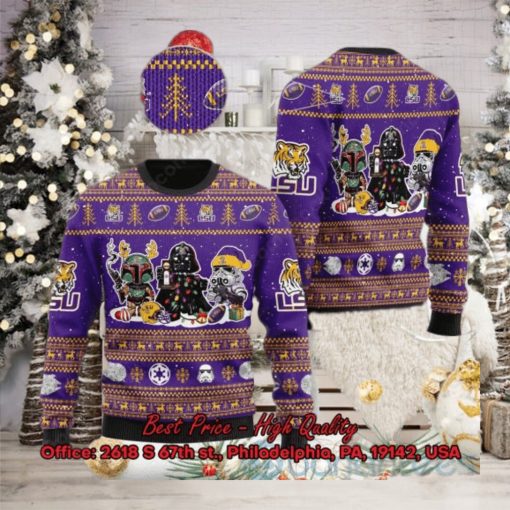 LSU Tigers Star Wars Ugly Christmas Sweater