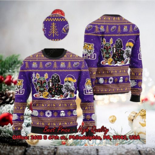 LSU Tigers Star Wars Ugly Christmas Sweater