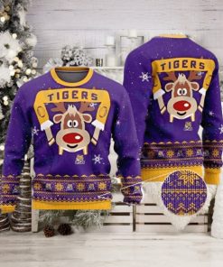 LSU Tigers Ugly Christmas Sweater Irresistible LSU Gift Set