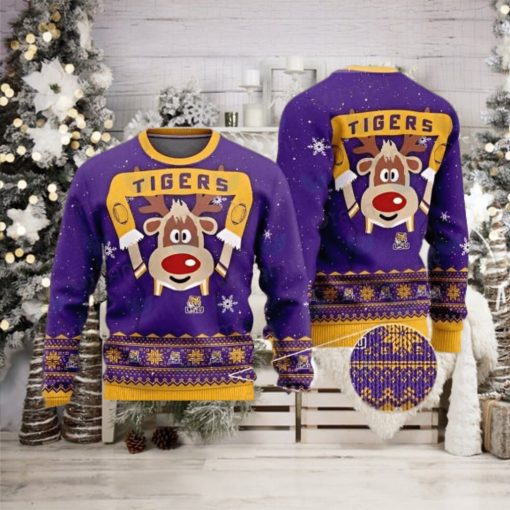 LSU Tigers Ugly Christmas Sweater Irresistible LSU Gift Set