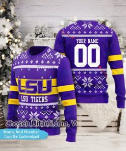 LSU Tigers Ugly Sweater Custom Radiant LSU Gifts For Dad