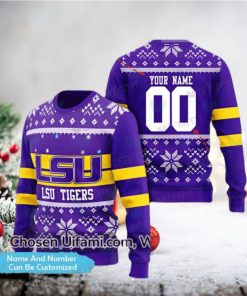 LSU Tigers Ugly Sweater Custom Radiant LSU Gifts For Dad