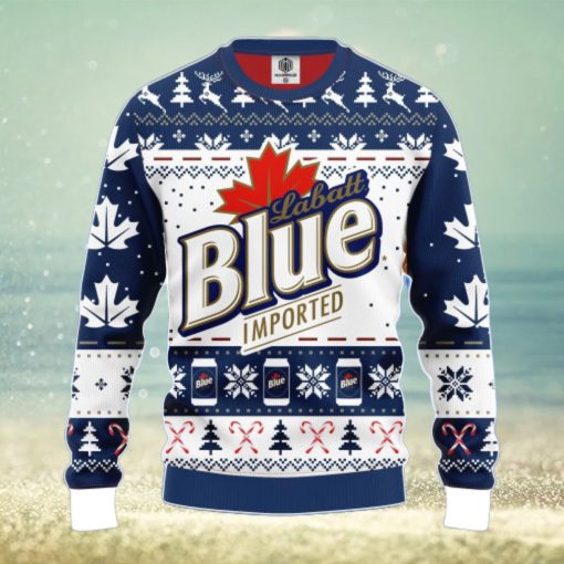 Labatt Blue Ugly Christmas Sweater Amazing Gift Men And Women Christmas Gift