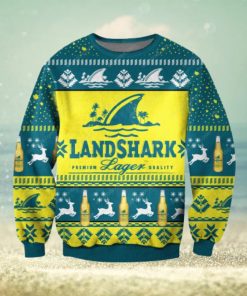 Landshark Lager Beer Ugly Christmas Sweater 3D Gift For Men And Women 3D Gift For Men And Women