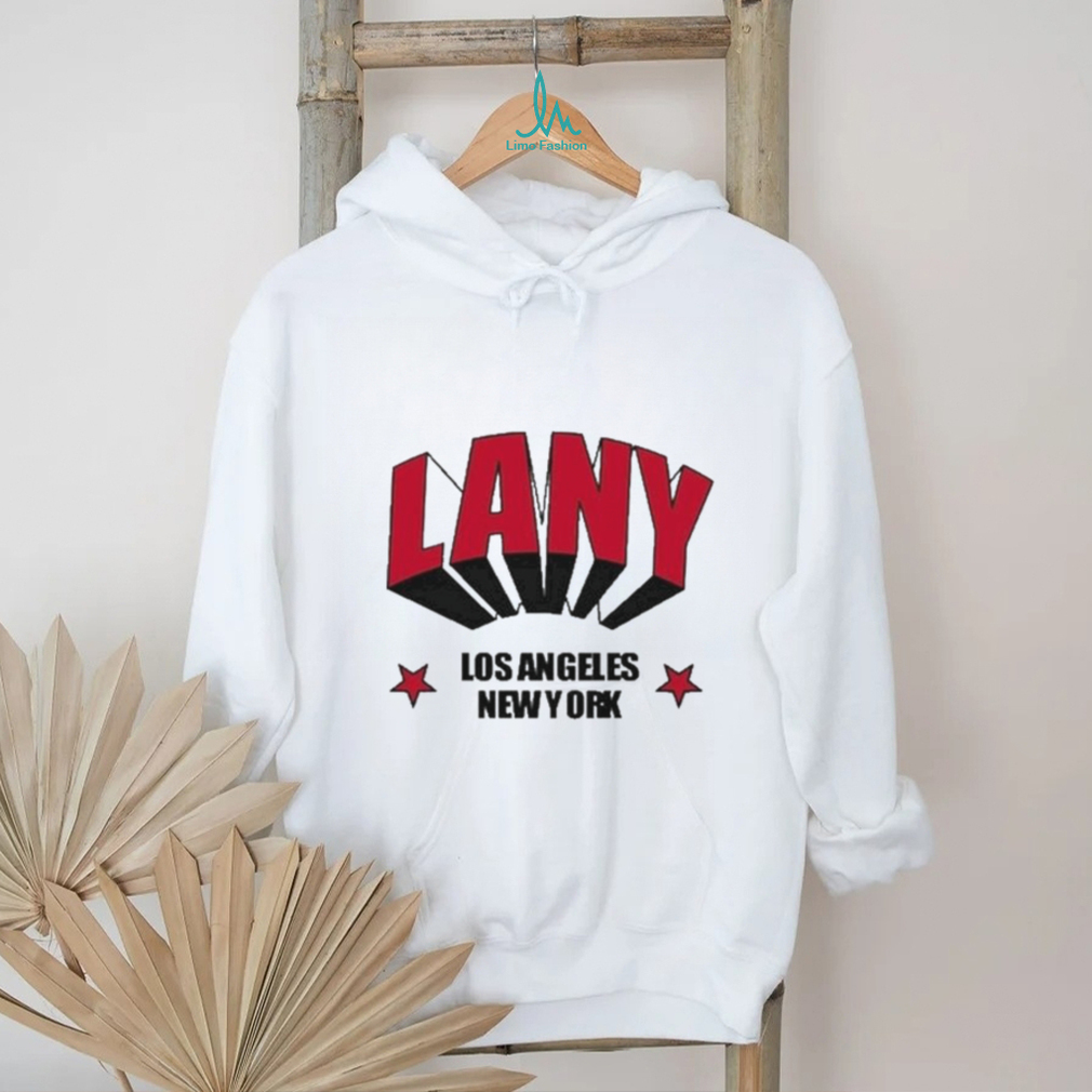 Lany Los Angeles New York Hoodie Small / Black