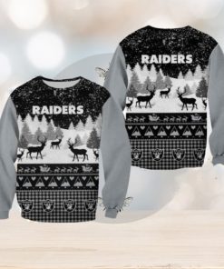 Las Vegas Raiders Casual Christmas Sweatshirt Sweater 3D Gift For Fans