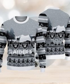 Las Vegas Raiders Casual Ugly Christmas Sweater 3D Gift For Fans