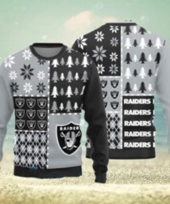 Las Vegas Raiders Christmas Pattern Ugly Christmas Sweater Christmas Gift