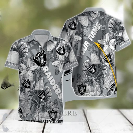 Las Vegas Raiders NFL 3D All Over Printed Hawaiian Beach Shirt