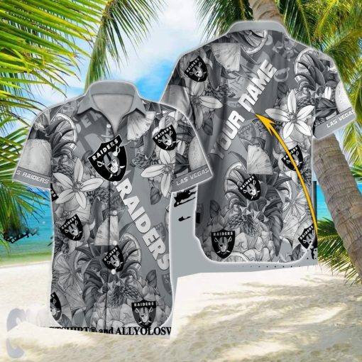 Las Vegas Raiders NFL 3D All Over Printed Hawaiian Beach Shirt