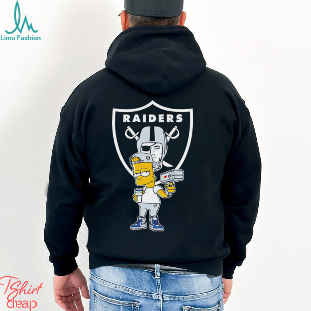 Bart Simpson Los Angeles Raiders Shirt - High-Quality Printed Brand