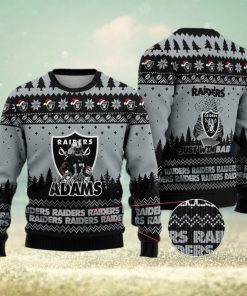 Las Vegas Raiders – Davante Adams #17 Super Bowl LVII 2023 Just Win Baby Ugly Christmas Sweater