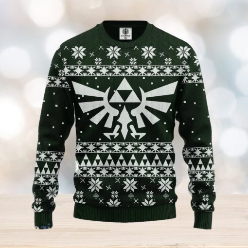 Legend Of Zelda Green Ugly Christmas Sweater 3D Gift For Men And Women