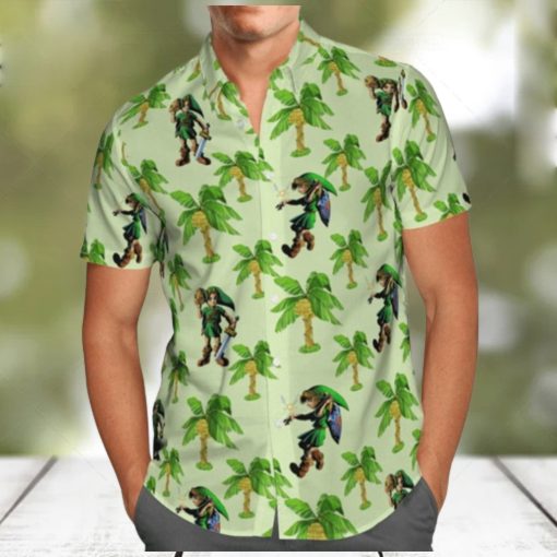 Legend Of Zelda Link Hawaii Shirt  Zelda Majora Shirt