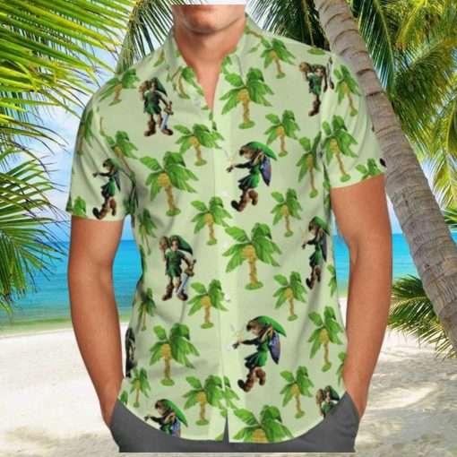 Legend Of Zelda Link Hawaii Shirt  Zelda Majora Shirt