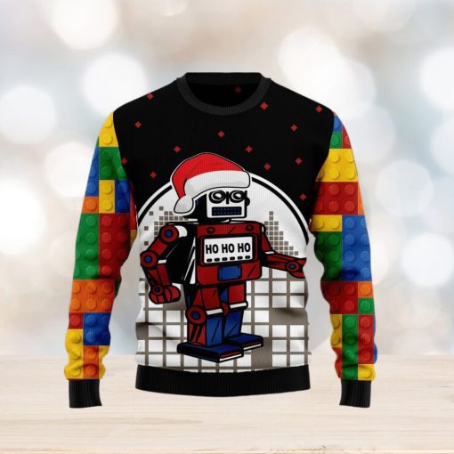 Lego Hohoho Lego Lover Colorful Ugly Christmas Sweater