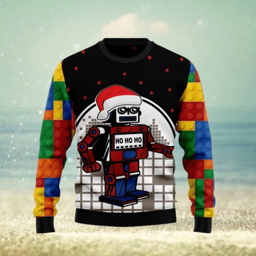 Lego Hohoho Lego Lover Colorful Ugly Christmas Sweater