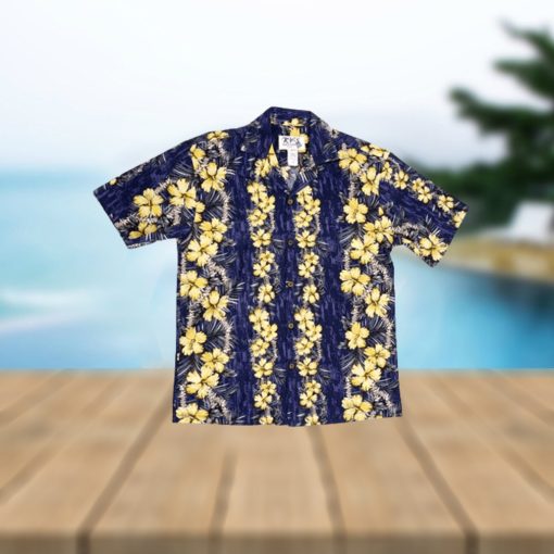 Lei of Aloha AL 543 PP Cotton Poplin Men s Hawaiian Shirt