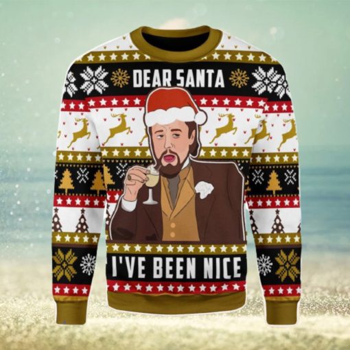 Leo I’ve Been Nice Santa Ugly Christmas Sweater Xmas Gift Men And Women Christmas Sweater