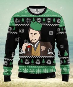 Leonardo Dicaprio Drinking Meme Womens Ugly Sweater