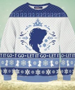 Let It Go Elsa Ugly Sweater Christmas Party