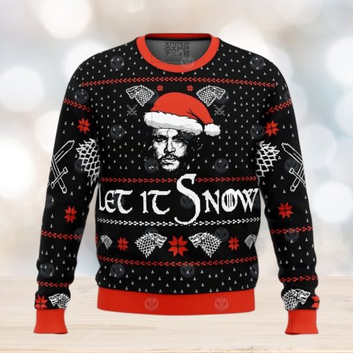 Let It Snow Game of Thrones Ugly Christmas Sweater