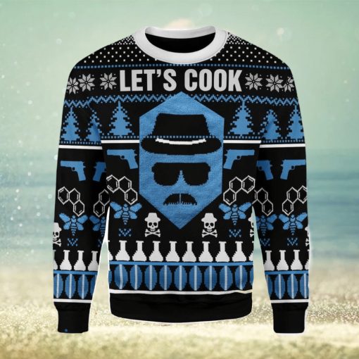 Let’s Cook Ugly Christmas Sweater Xmas Gift Men And Women Christmas Sweater