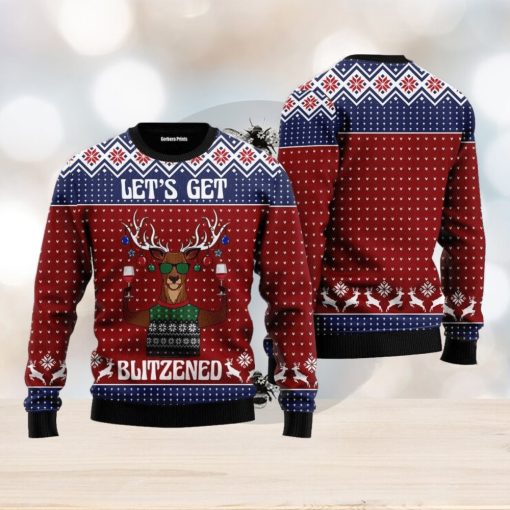 Let’s Get Slouchy Ugly Christmas Sweater For Men And Women