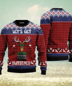 Let’s Get Slouchy Ugly Christmas Sweater For Men And Women