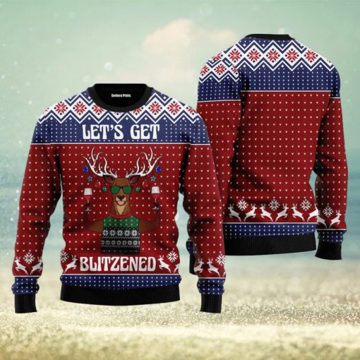 Let’s Get Slouchy Ugly Christmas Sweater For Men And Women