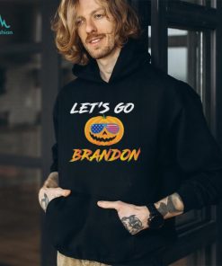 Let’s Go Brandon Pumpkin Sunglasses Halloween TShirt