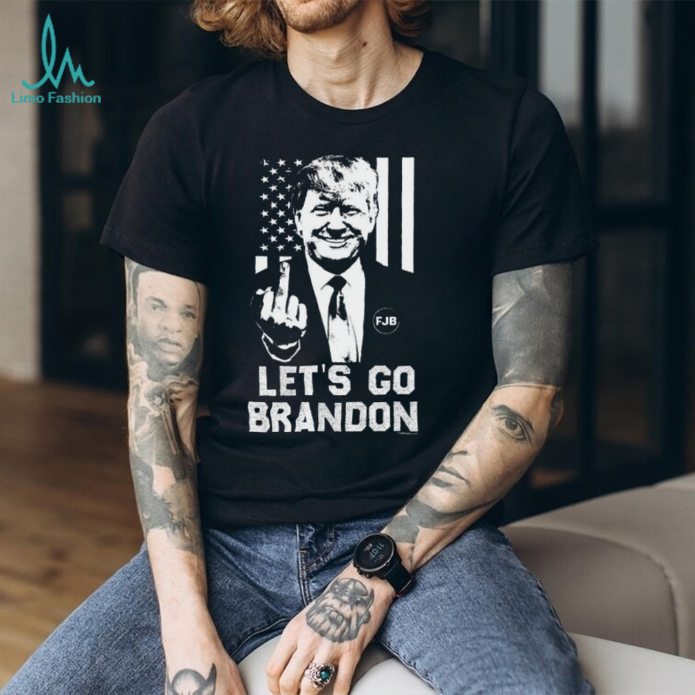 Trump Finger T-shirt, Let's Go Brandon Long Sleeve Tee, Donald Trump Shirt,  NASCAR Chant, Political, Joe Biden, Flip the Bird, Middle Finger