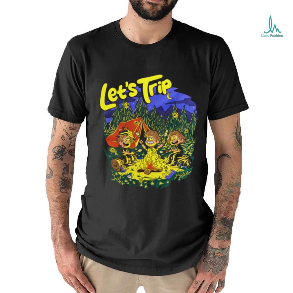 Let's Trip Campfire Tee shirt Let's Trip Campfire Tee shirt