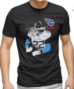 Licensed Gear Nfl Tennessee Titans Derrick Henry Navy Player T Shirt -  Limotees