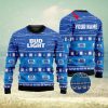 Bulldog Ho Ho Ho Ugly Christmas Sweater 3D Gift Christmas Funny