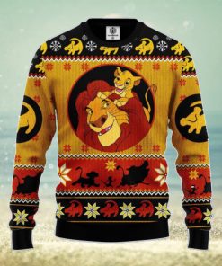 Lion King Simba Amazing Gift Ugly Christmas 3D Sweater Christmas Gift For Men And Women QBQ