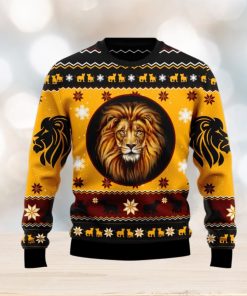 Lion Xmas Lion Lover Best Gift Ugly Christmas Sweater