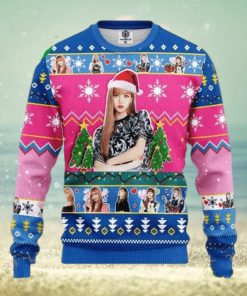 Lisa Black Pink Band Merry Xmas Ugly Christmas Sweater Xmas Gifts