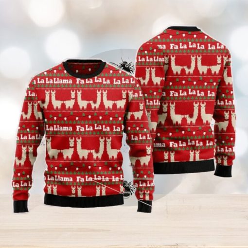 Llama Lalala Men And Women Christmas Gift 3D Ugly Christmas Sweater