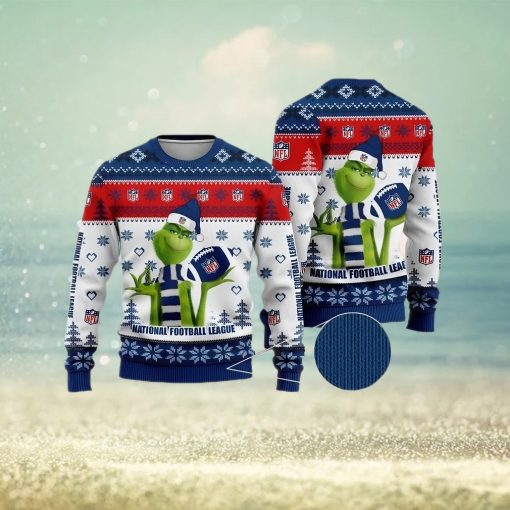 Logo The Grinch New Ugly Christmas Sweater NFL Gift For Fans