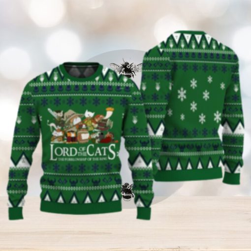 Lord Of Cats Xmas Ugly Christmas Sweater Xmas Christmas Gift Vacation Sweatshirt