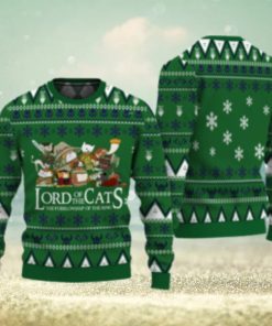 Lord Of Cats Xmas Ugly Christmas Sweater Xmas Christmas Gift Vacation Sweatshirt