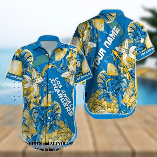 Los Angeles Chargers NFL 3D Full Print Vacation Hawaiian Shirt