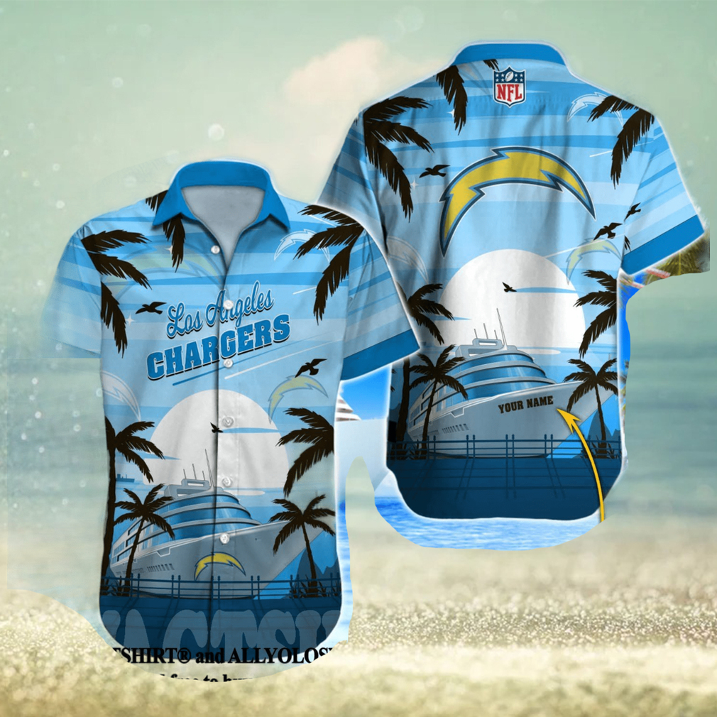 Los Angeles Chargers NFL Hawaiian Shirt Custom Vacation Aloha Shirt -  Limotees